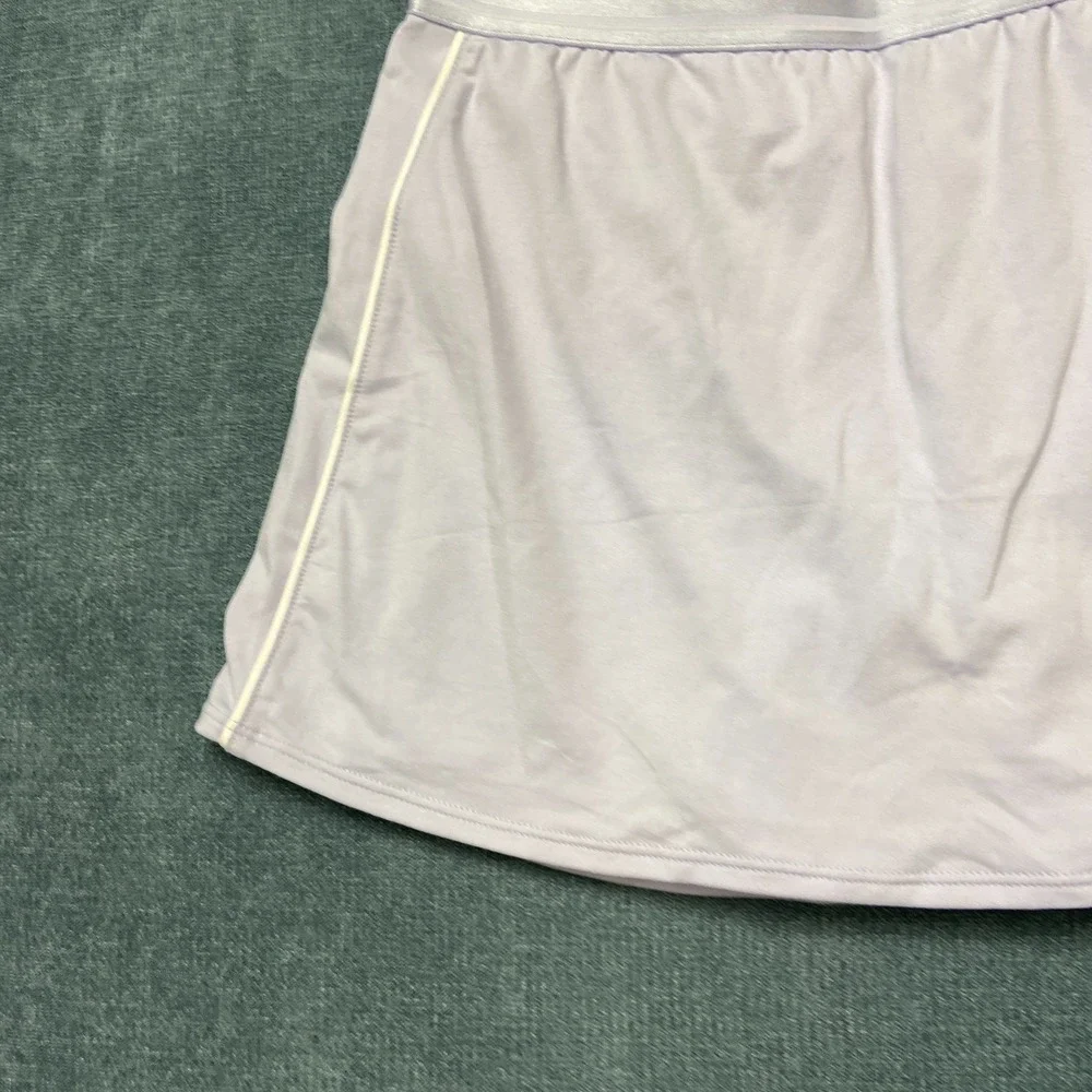 Nike‎ Dri Fit Skort Womens Light Purple Mid Rise Built In Brief Running Tennis